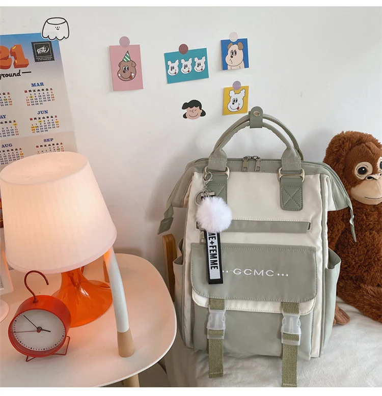 Multifunktionaler Schulrucksack mit vielen Taschen
