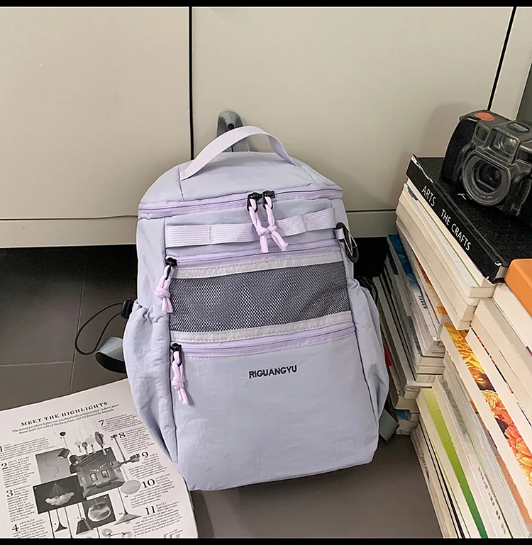 Reise-Schulrucksack mit vielen Taschen
