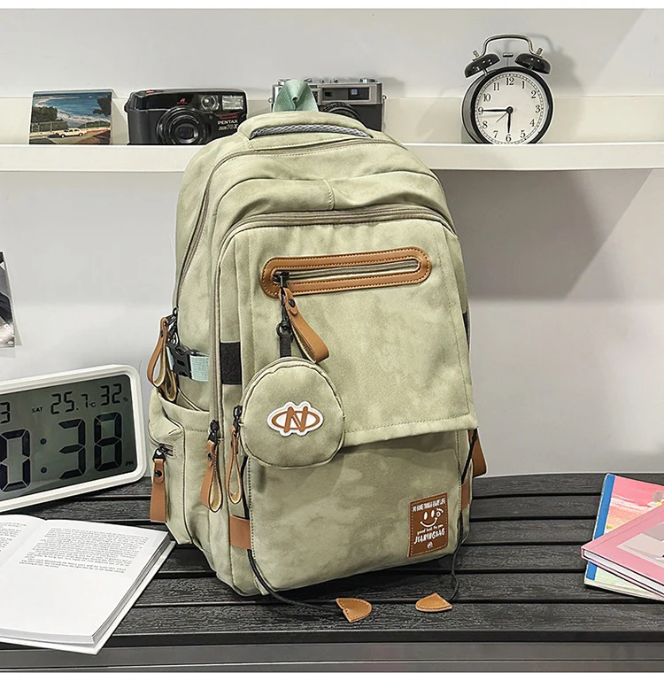 Vielseitiger Reise-Schulrucksack mit mehreren Taschen