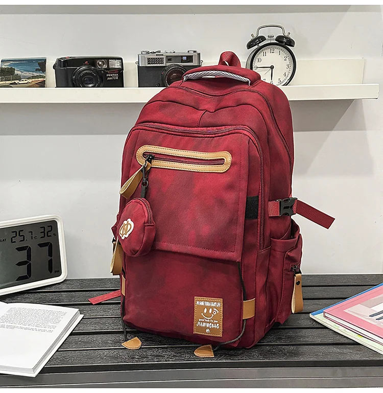 Vielseitiger Reise-Schulrucksack mit mehreren Taschen