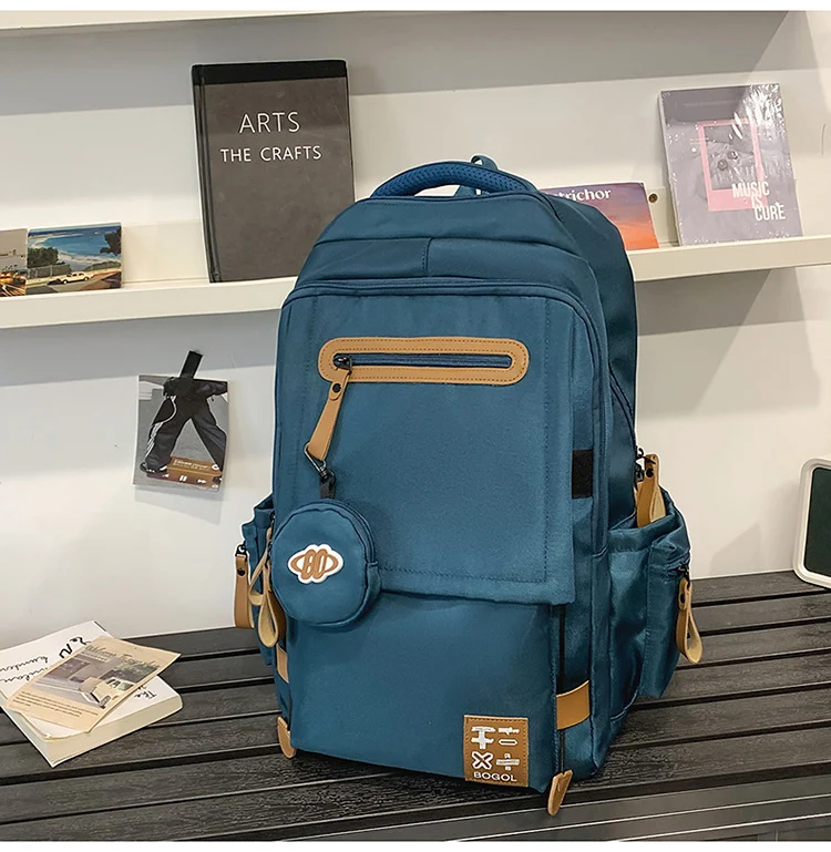 Vielseitiger Reise-Schulrucksack mit mehreren Fächern
