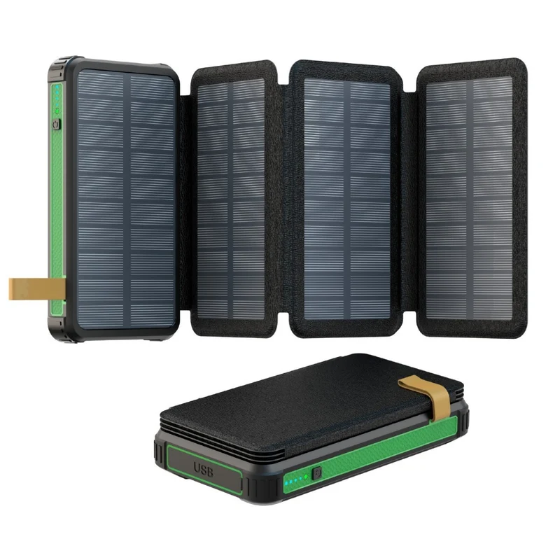Solarbetriebene Powerbank mit Schnellladefunktion von Skanto