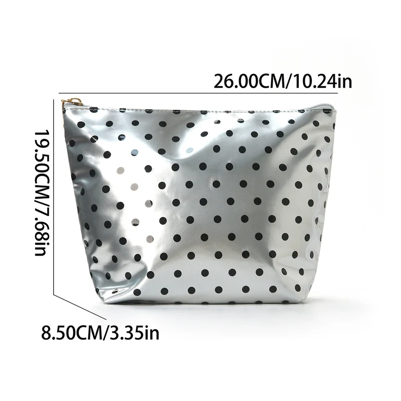 Wasserabweisende Kosmetiktasche mit Tupfen-Design Skanto