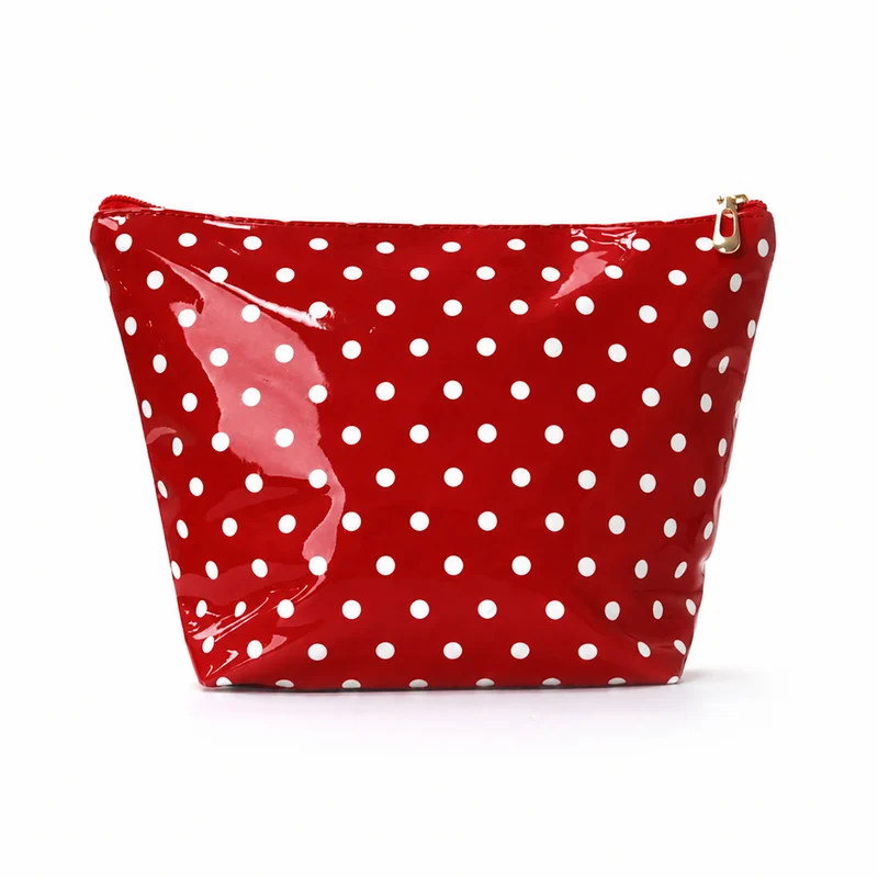 Wasserabweisende Kosmetiktasche mit Tupfen-Design Skanto