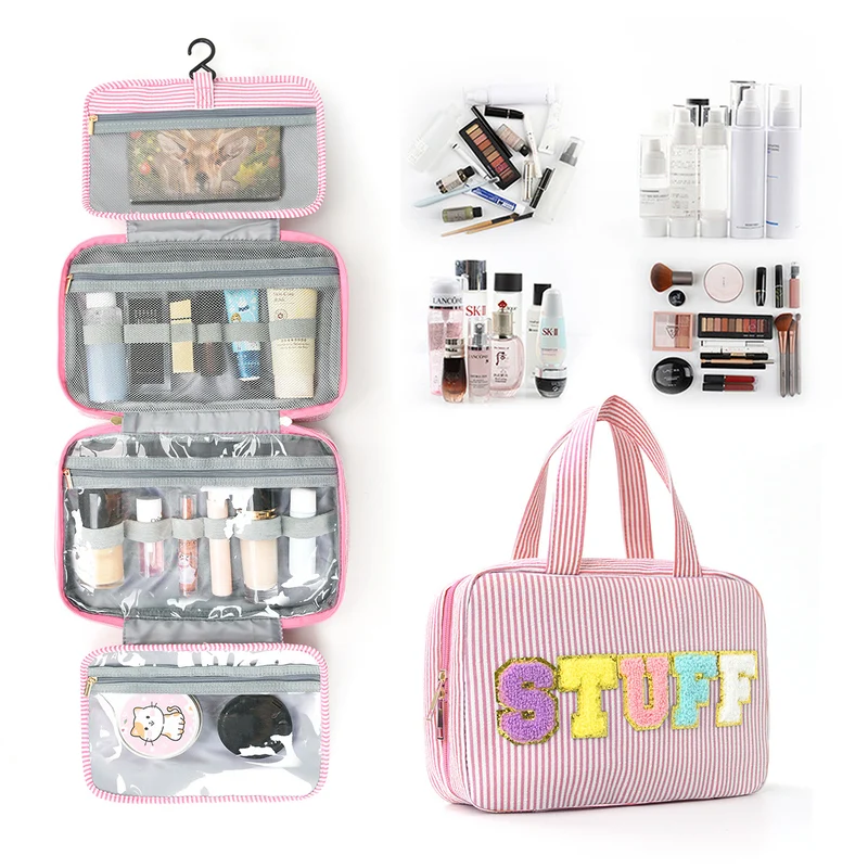 Multifunktionale Kosmetik-Organizer-Tasche mit Hängefunktion Skanto