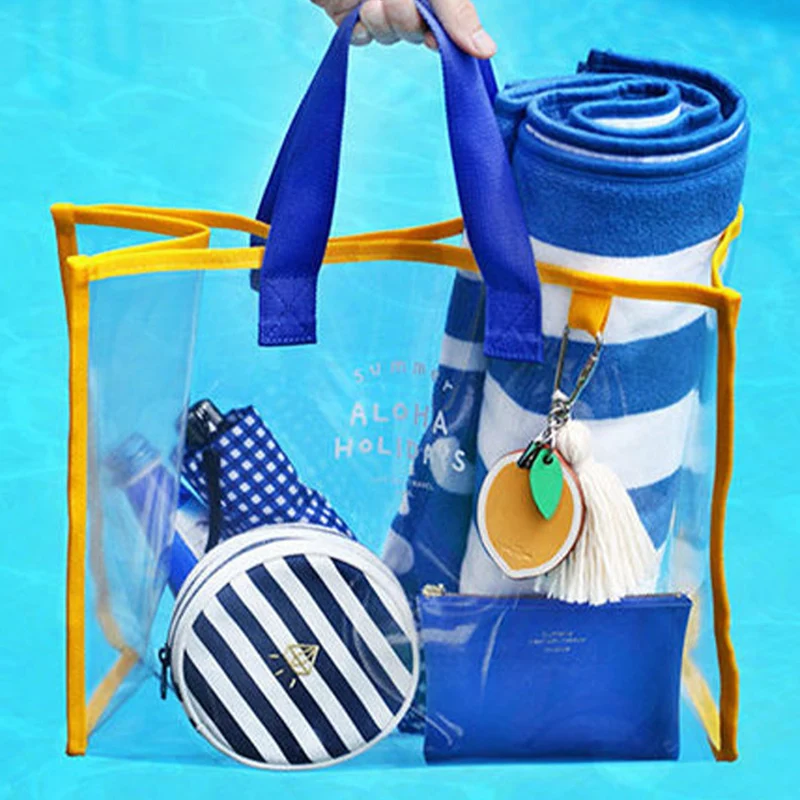Transparente Strandtasche mit mehreren Innenfächern Skanto