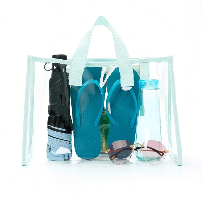 Transparente Strandtasche mit mehreren Innenfächern Skanto