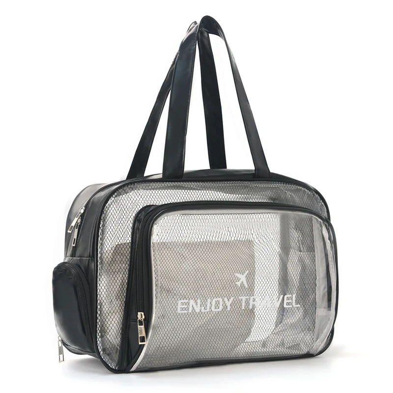 Transparente Reisetasche mit vielseitigen Fächern Skanto