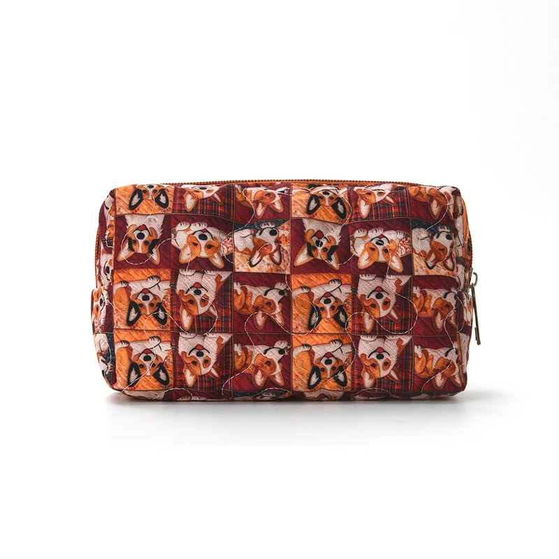 Kosmetiktasche mit buntem Tiermotiv Skanto