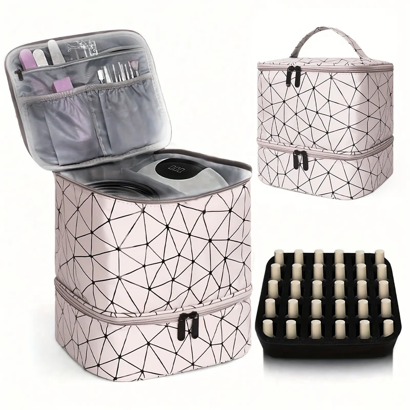 Kosmetiktasche mit zwei Fächern Skanto