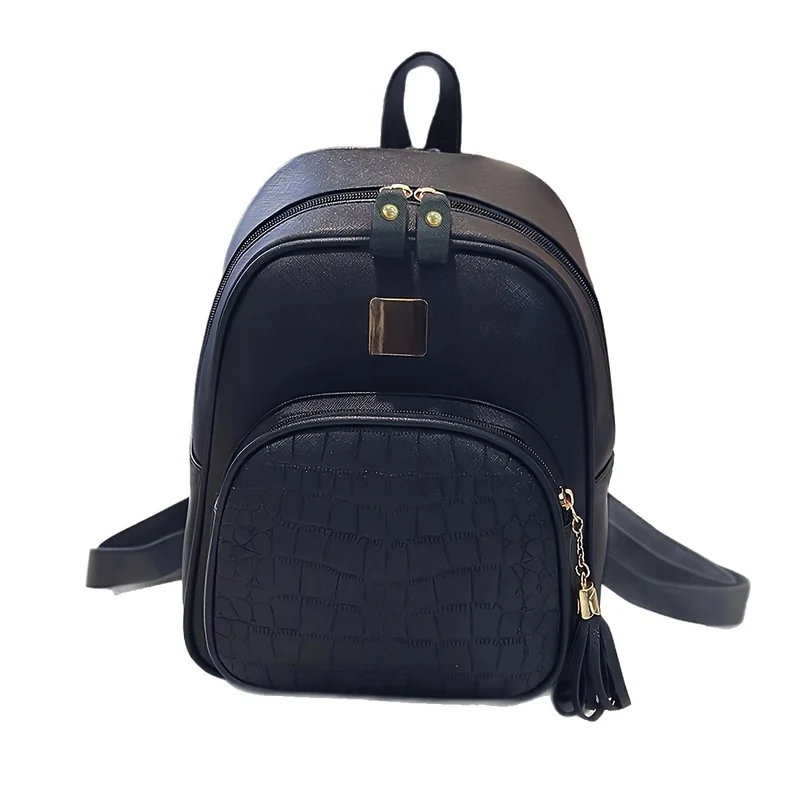 Moderner Rucksack aus strukturiertem Material Skanto