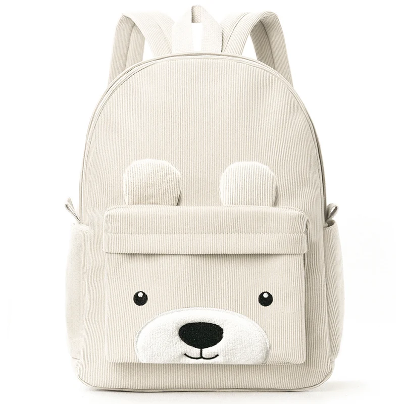 Kinderrucksack mit verspieltem Bärenmotiv Skanto