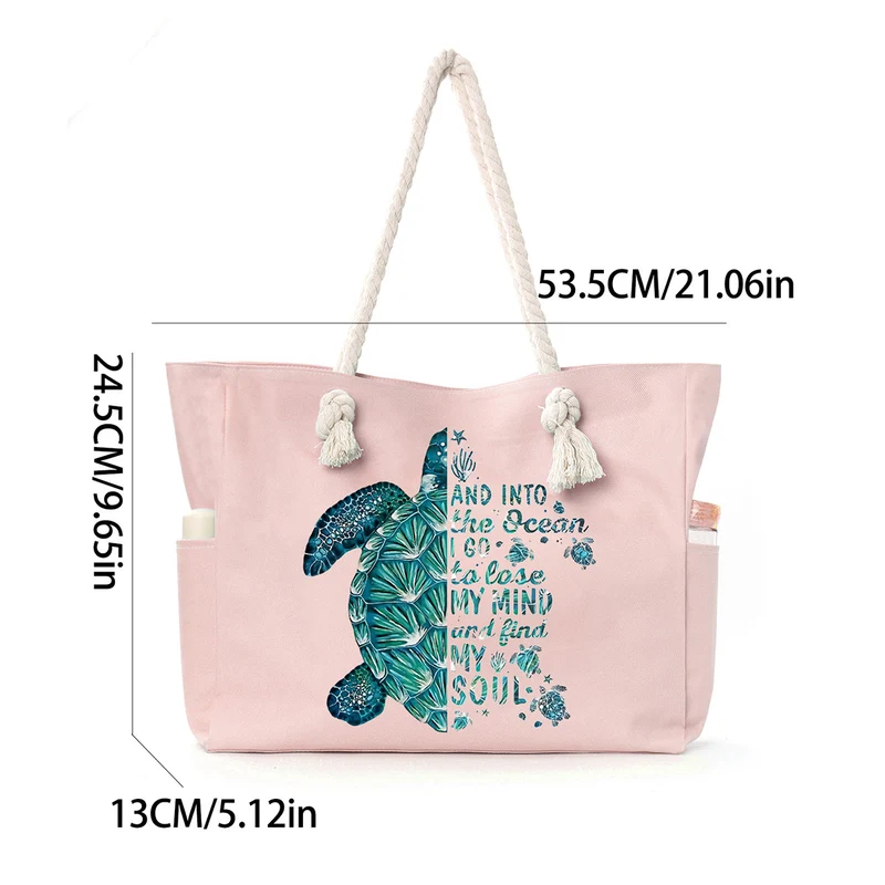Strandtasche mit praktischen Seitentaschen und robustem Design Skanto