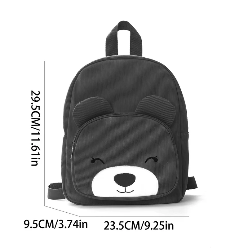 Mini-Rucksack mit niedlichem Bärenmotiv Skanto