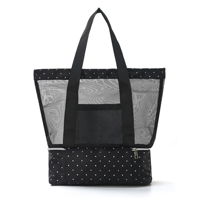 Strandtasche mit transparentem Design und viel Stauraum Skanto
