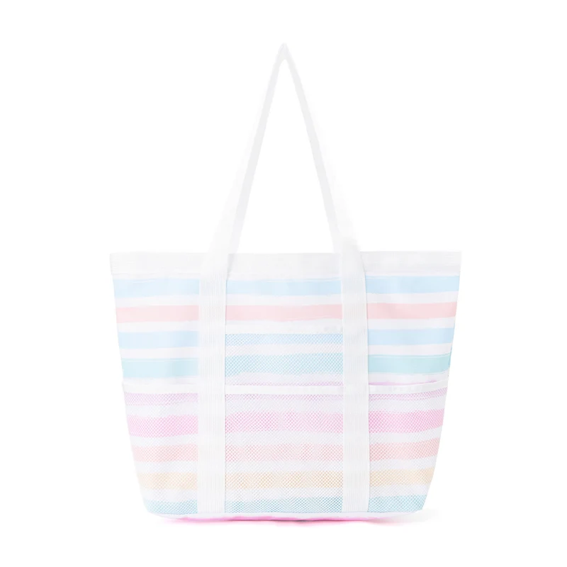 Strandtasche mit transparentem Design und großem Fach Skanto