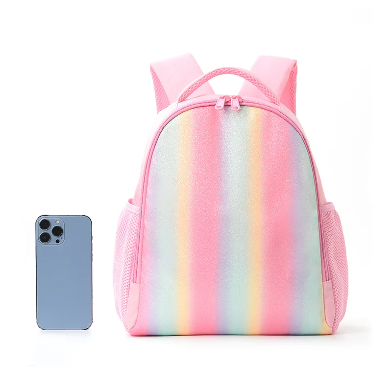 Glitzernder Rucksack mit Regenbogen-Design Skanto