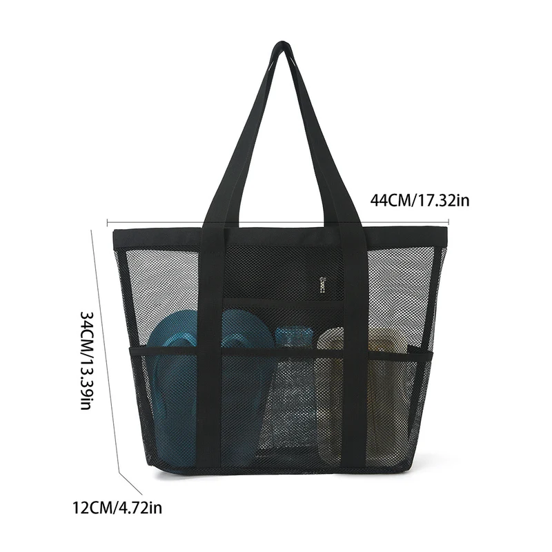 Geräumige Netz-Strandtasche Skanto