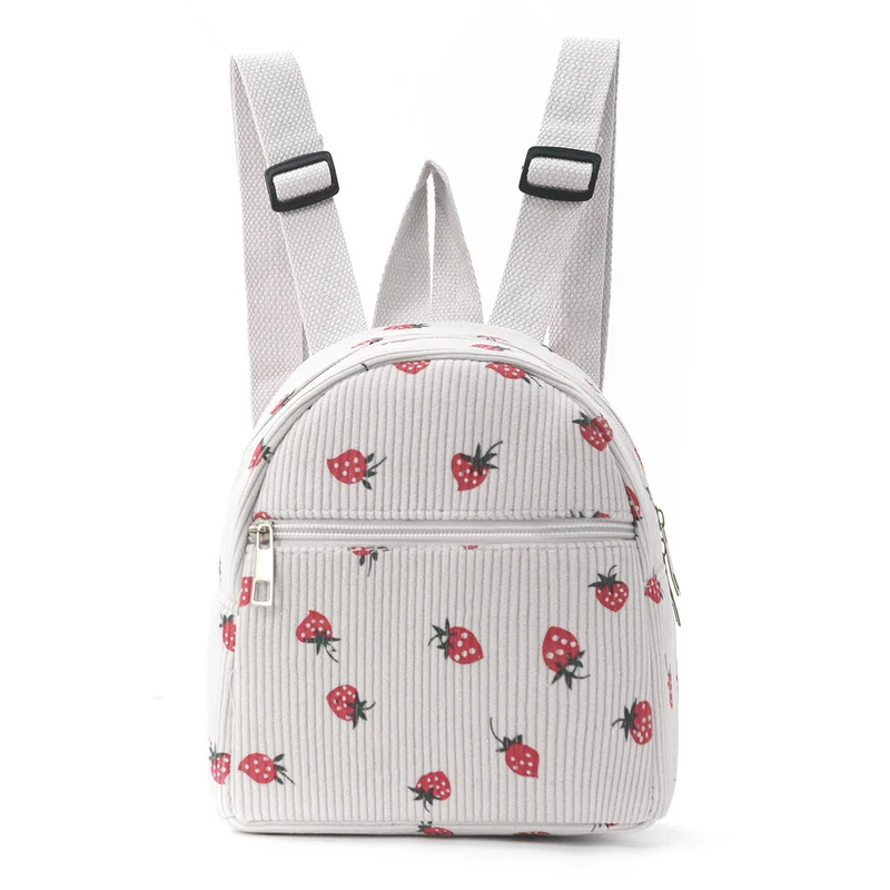 Mini-Rucksack im niedlichen Erdbeer-Design Skanto