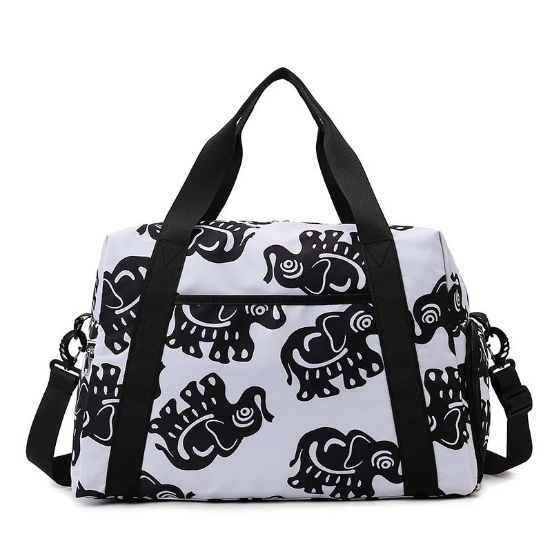 Sportliche Reisetasche mit verspieltem Elefantenmuster Skanto