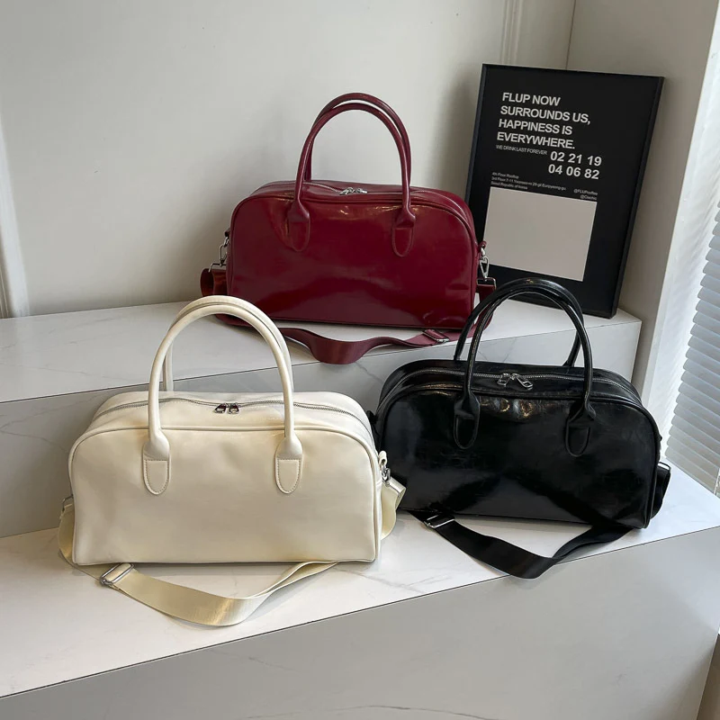 Elegante Wochenendtasche im Vintage-Stil Skanto