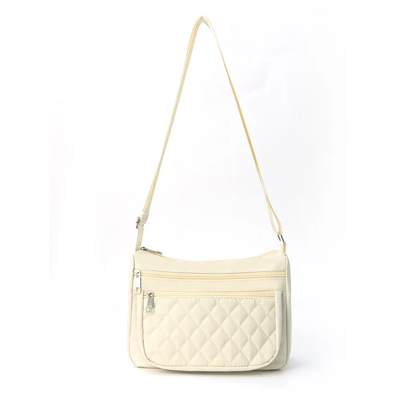Schultertasche mit weichem, gestepptem Design Skanto