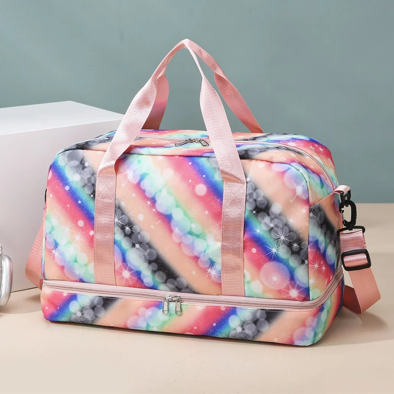 Freizeit-Reisetasche mit farbenfrohem Design und mehreren Taschen Skanto