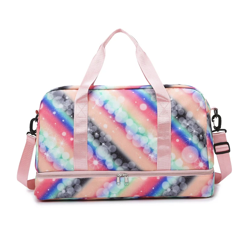 Freizeit-Reisetasche mit farbenfrohem Design und mehreren Taschen Skanto