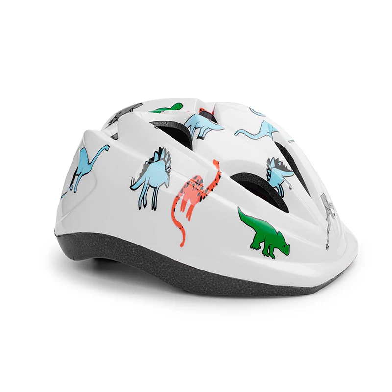 Fahrradhelm für Kinder mit lustigem Dinosaurier-Motiv Skanto