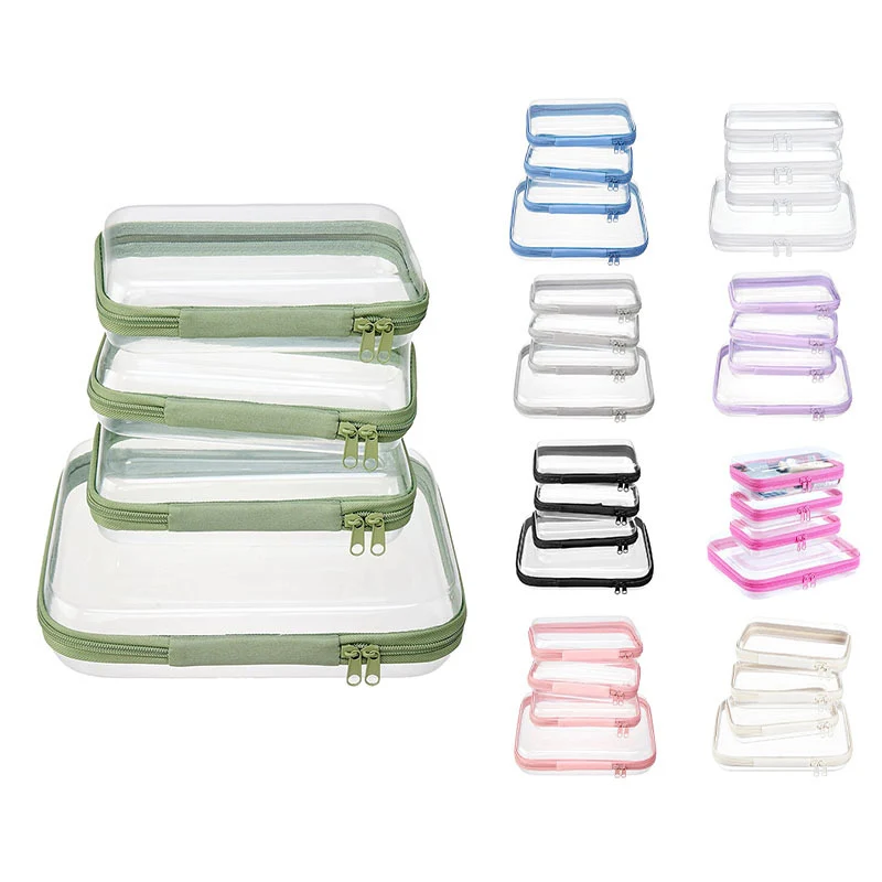 Aufbewahrungstaschen-Set mit transparentem Design Skanto