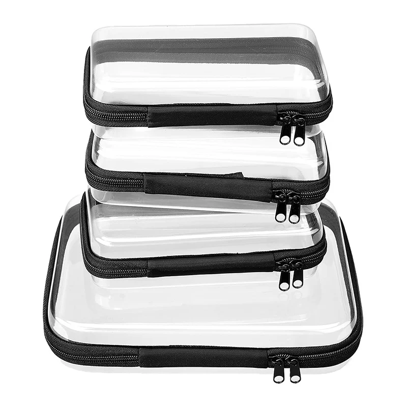 Aufbewahrungstaschen-Set mit transparentem Design Skanto