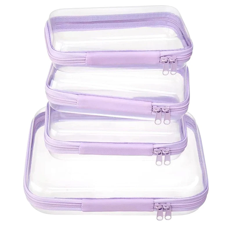 Aufbewahrungstaschen-Set mit transparentem Design Skanto