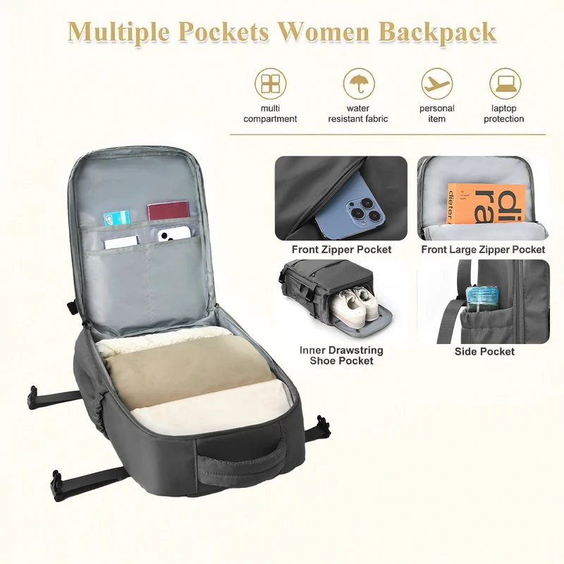 Multifunktionaler Laptop-Rucksack mit flexiblen Fächern Skanto