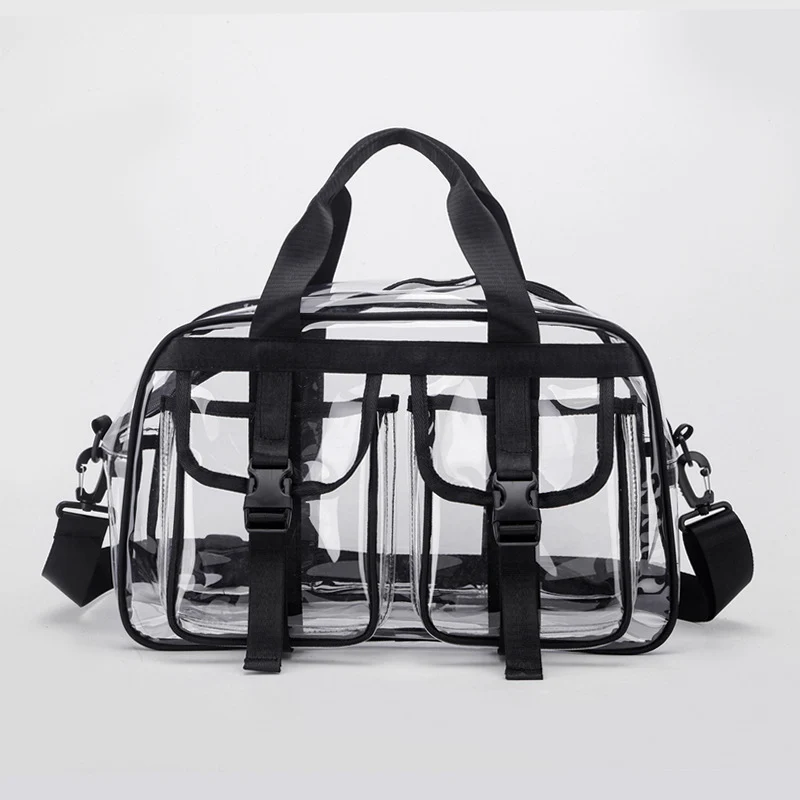 Transparente Stofftasche mit mehreren Fächern Skanto