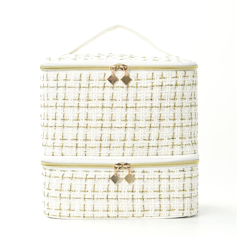 Kosmetik-Organizer-Tasche aus elegantem Stoff Skanto