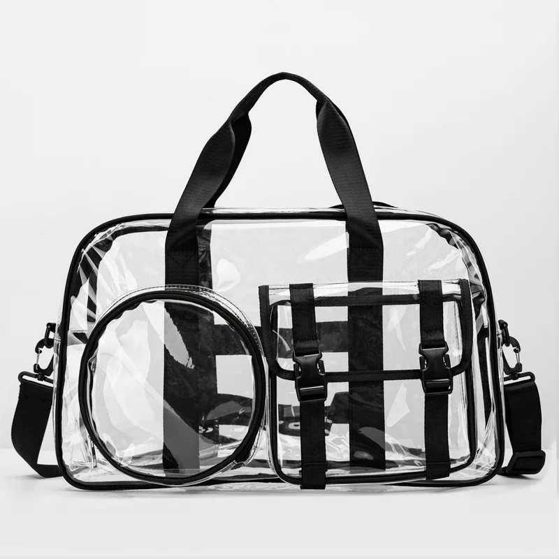Transparente Sport- und Reisetasche mit praktischen Taschen Skanto