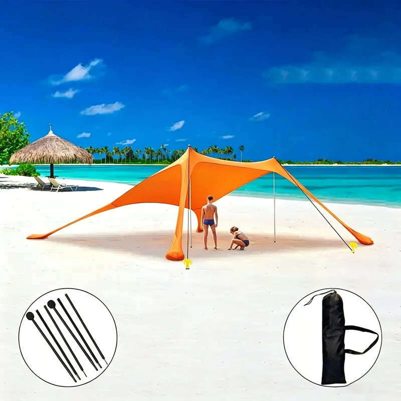 Leichte, sandabweisende Stranddecke Skanto