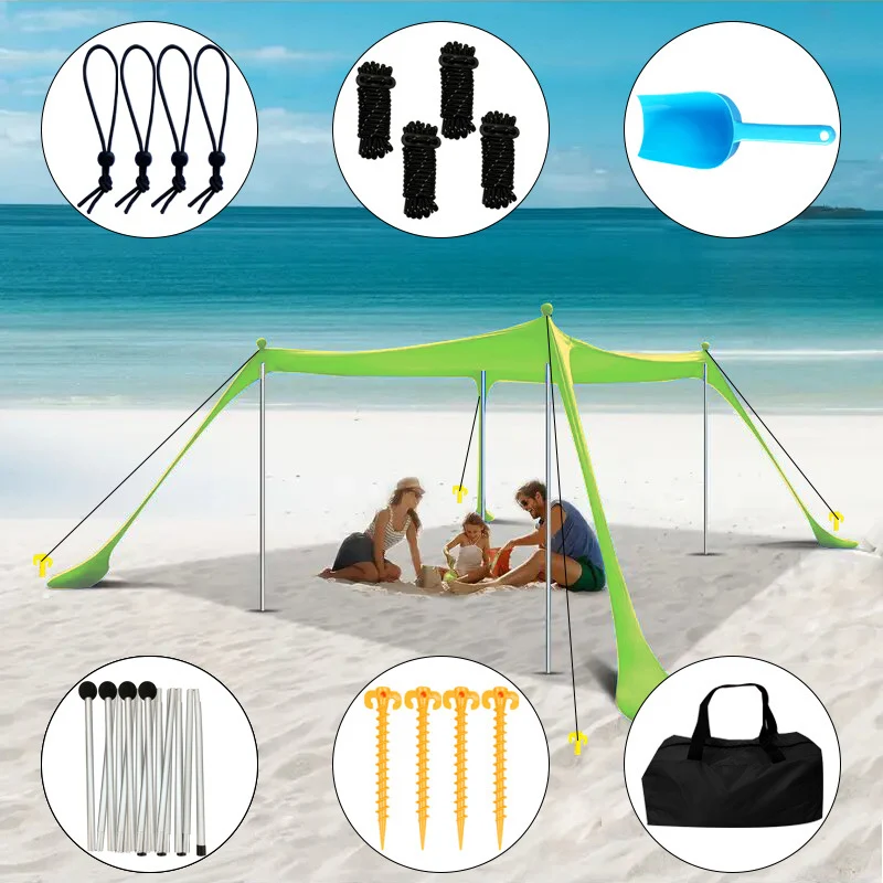 Leichte, sandabweisende Stranddecke Skanto