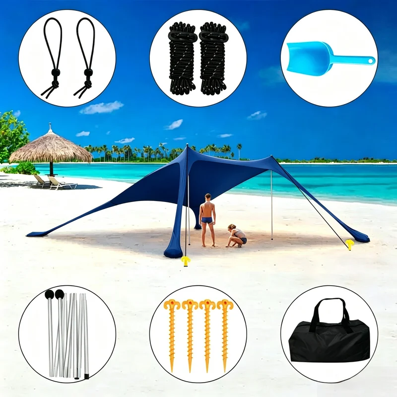 Vielseitiges Outdoor-Zeltdach Skanto