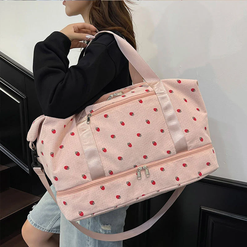 Multifunktionale Sport- und Reisetasche mit Blumenmuster Skanto