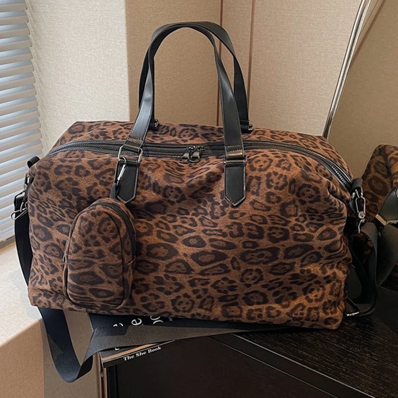 Wochenend-Reisetasche im trendigen Leopardenmuster Skanto