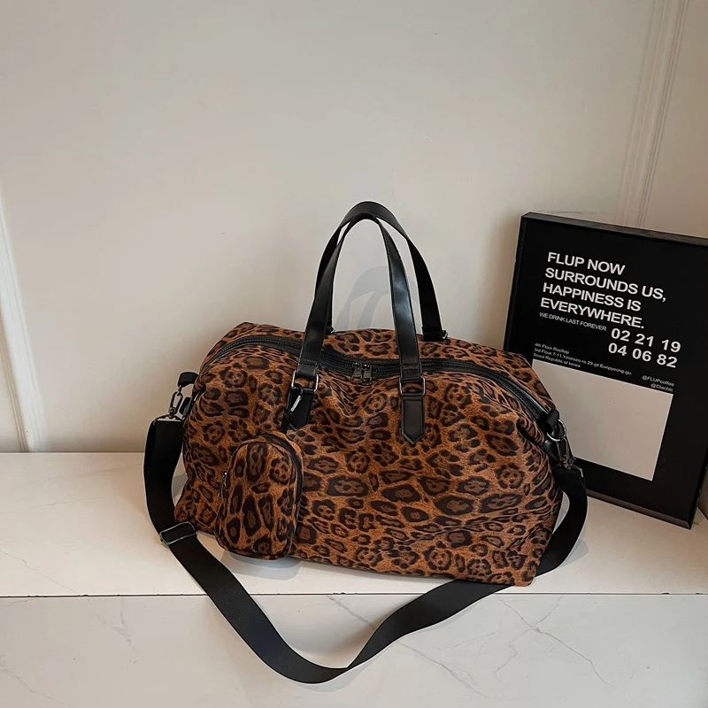 Wochenend-Reisetasche im trendigen Leopardenmuster Skanto