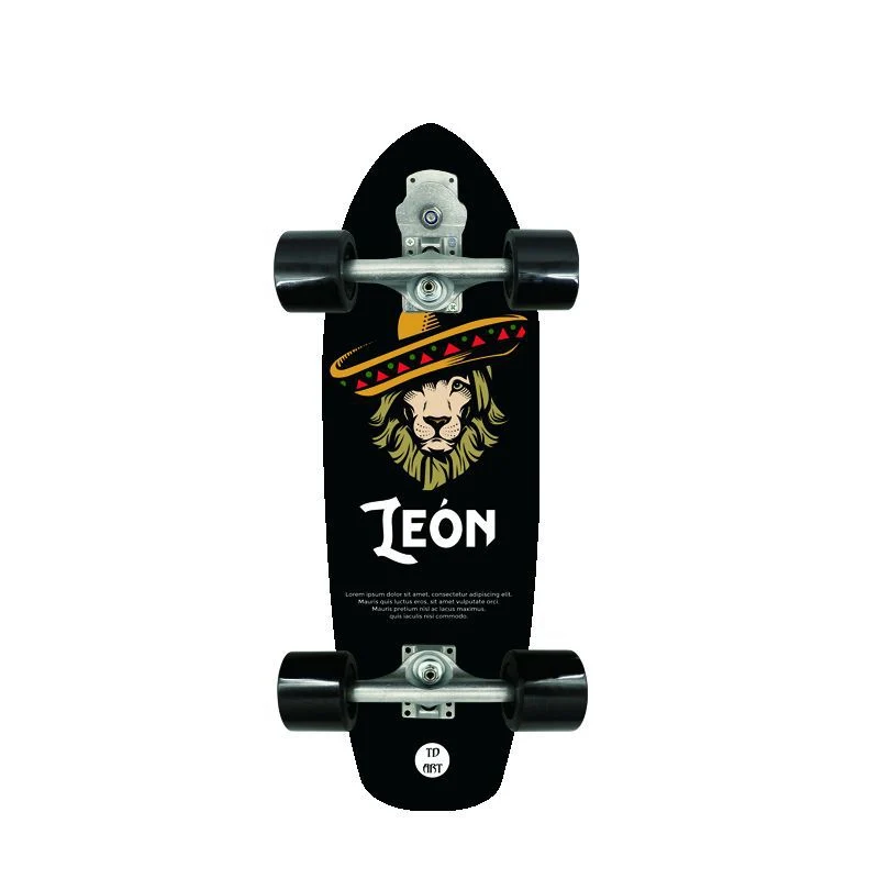 Retro-inspiriertes Mini-Cruiser-Skateboard Skanto