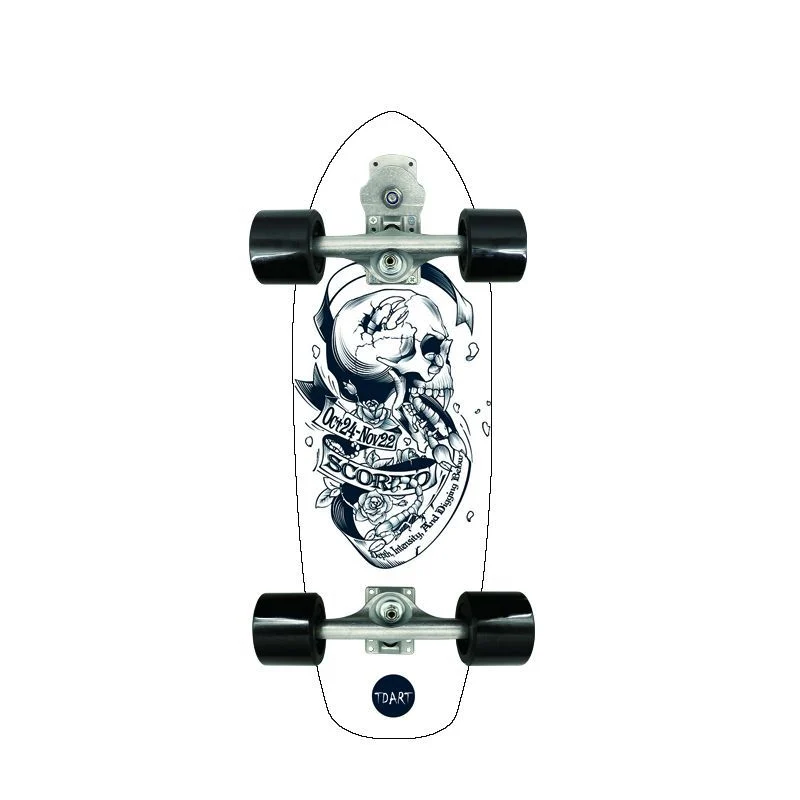 Retro-inspiriertes Mini-Cruiser-Skateboard Skanto