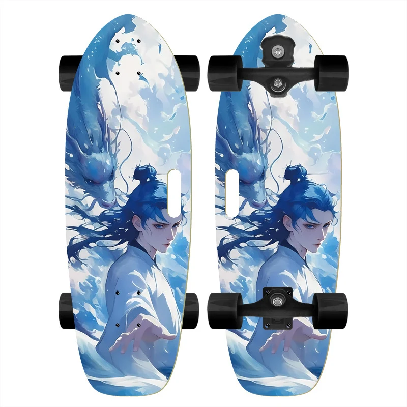 Mini-Skateboard-Deck mit strukturierter Grifffläche Skanto