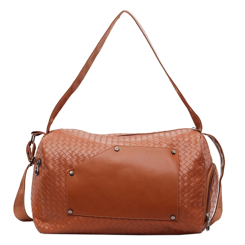 Elegante Sport-Reisetasche mit gewebtem Design und abnehmbarem Schultergurt Skanto