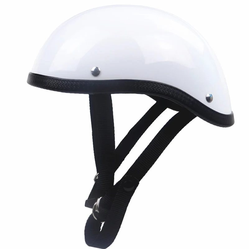 Klassischer Vintage-Motorradhelm Skanto