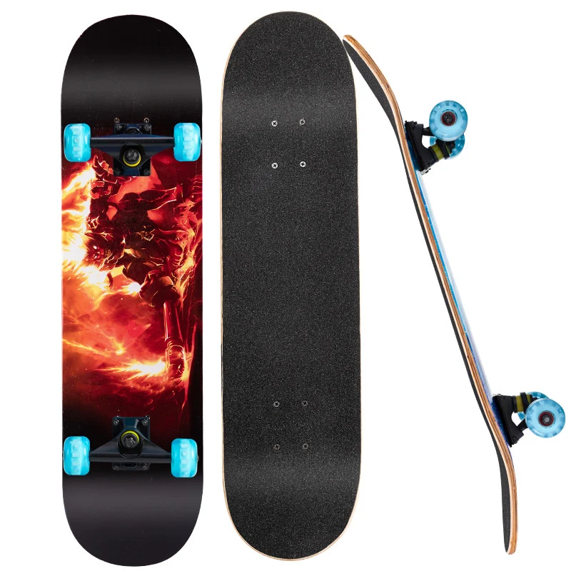 Robustes Grafik-Skateboard Skanto