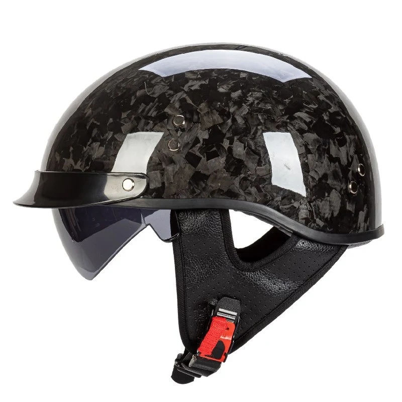 Stylischer Grafik-Totenkopf Motorradhelm Skanto