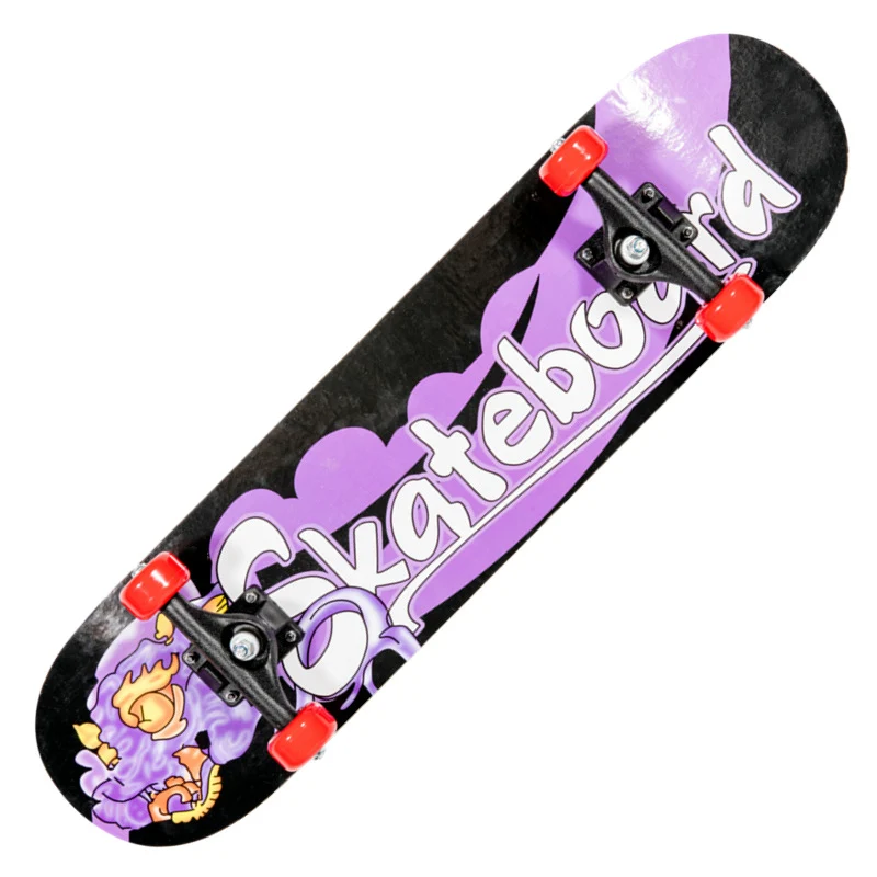 Skateboard mit Drachengrafik Skanto